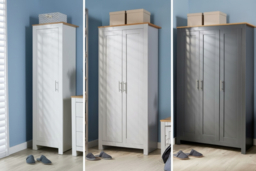 Camden Oak Effect Wardrobe - 1, 2 or 3 Door Contemporary Bedroom Storage with Hanging Rail - thumbnail 6