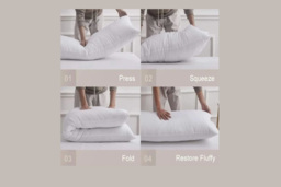 Orthopaedic Bolster Pillow - Hypoallergenic Cotton-Blend, Premium Support, Multi-Size Body Pillow - thumbnail 4