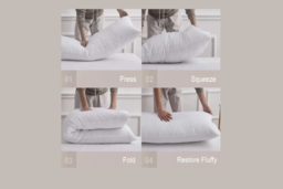 Orthopaedic Bolster Pillow - Hypoallergenic Cotton-Blend, Premium Support, Multi-Size Body Pillow - thumbnail 8