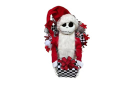 Nightmare Before Christmas  Festive Door Wreath - 55cm, Unique Movie Decor - thumbnail 1