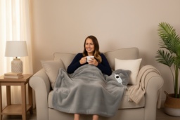 PRICE DROP! Super King Faux Fur Electric Heated Throws - thumbnail 2