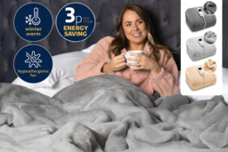 PRICE DROP! Super King Faux Fur Electric Heated Throws - thumbnail 7