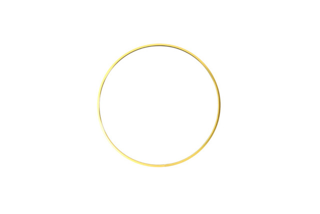 Nordic Round Mirror with Gold Frame, Defog and Shatterproof Design - image 1