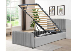 PRICE DROP! Ottoman Divan Bed with Gas Lift Storage & Premium Fabric - Single, Double or King - thumbnail 7