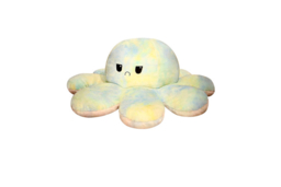 Reversible Octopus Plushie Pillow - Ultra-Soft Cotton, Double-Sided, 3 Sizes, Mood Toy - thumbnail 5