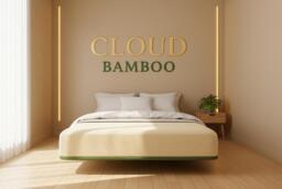 Cloud Bamboo Memory Foam Mattress with Breathable Bamboo Cover and Support