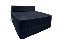 Fabric Foldout Single Sofa Bed - Jumbo Cord, Compact Z Bed, Modern Guest Chair (11 Colours) - thumbnail 3