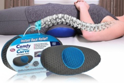 Memory Foam Lumbar Back Support Pillow - Ergonomic, Breathable & Machine Washable - thumbnail 2