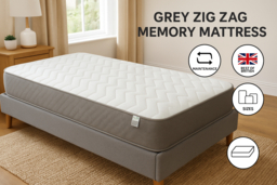 Zig Zag Memory Fibre Hybrid Mattress - Single, Double, King & More - thumbnail 6