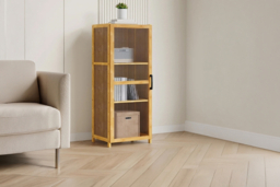 3-Tier Bookcase Cabinet with Acrylic Door - thumbnail 6