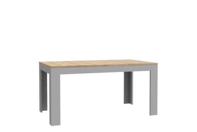 Extendable Solid Oak Dining Table - Space-Saving, 160-207cm, Modern Classic in Navy, Grey or White - image 1
