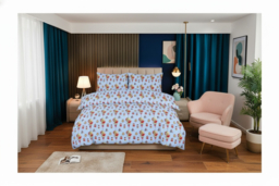 Luxury Christmas Duvet Bedding Set - Soft Polyester, Machine Washable, Festive Holiday Designs in All Sizes - thumbnail 6