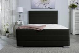 Coco Plush Velvet Upholstered Bed with Memory Spring Mattress - All-In-One Comfort & Style (Single to Super King) - thumbnail 1