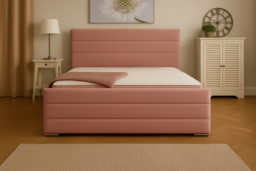 Coco Plush Velvet Upholstered Bed with Memory Spring Mattress - All-In-One Comfort & Style (Single to Super King) - thumbnail 7
