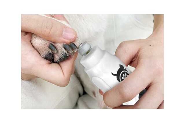 LED Display Pet Nail Grinder for Small Pets, Rabbits, Hamsters & Cats - Quiet, Portable Trimmer - image 1