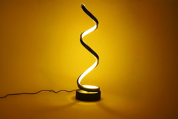 Elegant LED Spiral Bedside Table Lamp - thumbnail 5