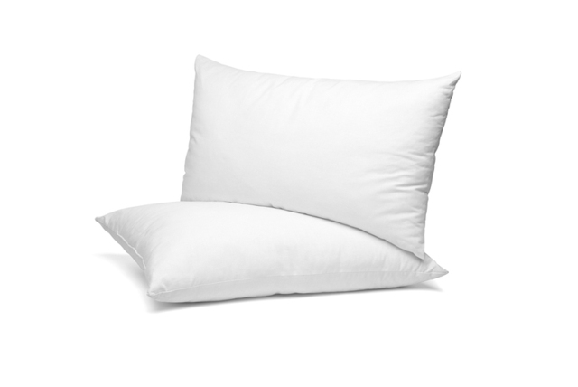 PRICE DROP! Luxury Duck Feather Pillows - Medium Firm, Hypoallergenic, 100% Cotton Cover, Machine Washable - Single, Double or Family Pack - image 1