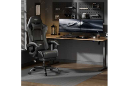 EcoFurnix Modern Scandi Fabric Reclining Sofa Chair with Massage & Footrest - 1-Seater Armchair - thumbnail 5