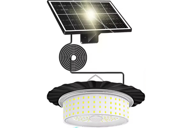 Solar Split Chandelier Courtyard Light With 5 Lighting Modes - image 1