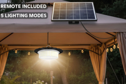 Solar Split Chandelier Courtyard Light With 5 Lighting Modes - thumbnail 2