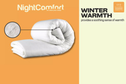 NightComfort 16.5 Tog Hypoallergenic Winter Duvet - Machine Washable, Ultra Warm, 4 Sizes - thumbnail 3