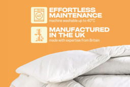NightComfort 16.5 Tog Hypoallergenic Winter Duvet - Machine Washable, Ultra Warm, 4 Sizes - thumbnail 4