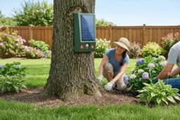 Solar Ultrasonic Animal Repellent for Gardens - thumbnail 2