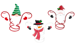 Christmas Character Wine Bottle and Glass Holder - 3 Styles! - thumbnail 1