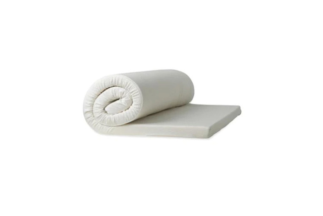 DreamEasy 2-Inch Hotel Quality Memory Foam Mattress Topper - Machine Washable Cover, Easy Fit - image 1