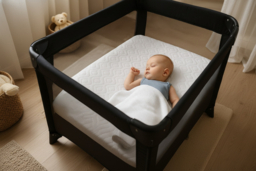 Premium Travel Baby Cot Mattress with Washable Cover - 4 Sizes - thumbnail 7