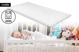 Premium Travel Baby Cot Mattress with Washable Cover - 4 Sizes - thumbnail 8