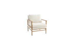 Teddy Bear Fur Wooden Armchair with Plush Removable Cushions - thumbnail 5