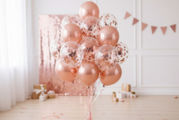 "Festive Confetti & Metallic Christmas Balloons - 20 Pack, Eco-Friendly, 12"" Latex" - thumbnail 6
