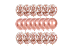 "Festive Confetti & Metallic Christmas Balloons - 20 Pack, Eco-Friendly, 12"" Latex" - thumbnail 5