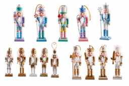 Christmas Wooden Nutcracker Figurine Set