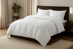 Hypoallergenic Polycotton Duvet - Machine Washable, All Seasons, 4.5-15 Tog, Single to Super King, Anti-Allergy - thumbnail 1