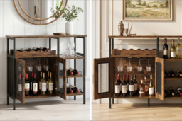 Sideboard Wine Cabinet with Multi-Layer Storage - thumbnail 8