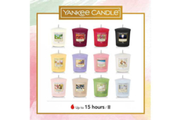 Yankee Candle 12 Scented Soy-Wax Votive Candles & Glass Holder - Premium Home Fragrance Gift Set - thumbnail 5