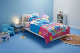 Lilo & Stitch Cartoon- Bedding Set - Soft Polyester, Machine Washable, Kid-Friendly, 3 Sizes, 11 Designs - thumbnail 6