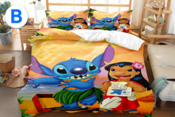Lilo & Stitch Cartoon- Bedding Set - Soft Polyester, Machine Washable, Kid-Friendly, 3 Sizes, 11 Designs - thumbnail 8