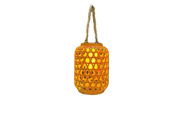 Solar LED Bamboo Garden Lights - 1, 2, or 4 Pack - image 1