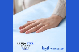 Ultra Cool Blue Gel Memory Foam Hybrid Mattress - 7 UK Sizes - thumbnail 4