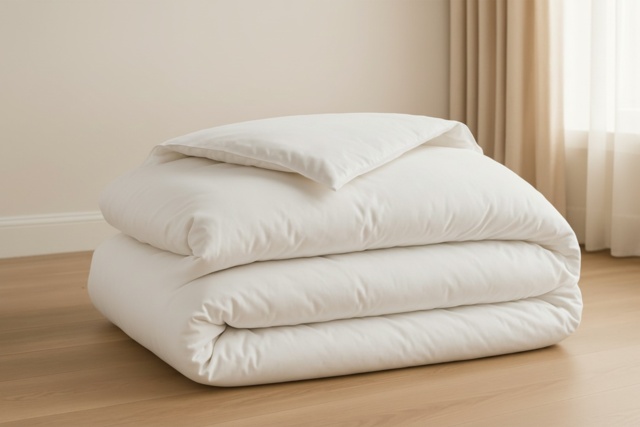 Luxury Hungarian Goose Feather & Down Duvet - 4.5 Tog Lightweight Summer Quilt, Hypoallergenic, 233TC Cotton Cover - image 1