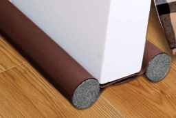 Double-Sided Faux Leather Door Draft Excluder - Modern Insulated Home Decor, 93cm, Noise & Odour Blocker - thumbnail 7