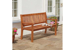 Acacia Wood 3-Seater Garden Bench - Weather-Resistant Outdoor Seating - thumbnail 7