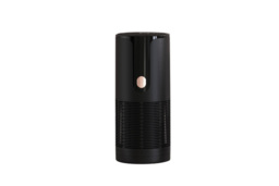 Modern Aluminium Negative Ion Air Purifier - Sleek Table Decor, Portable, 70x70x163mm - thumbnail 1