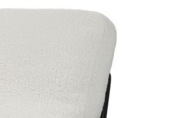 PRICE DROP! Teddy Fleece-Upholstered Accent Chair with Wooden Sides - thumbnail 8