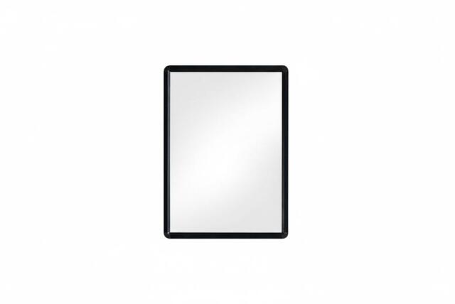 Rectangular Punch‑Free Bathroom Mirror - Black - image 1