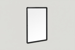 Rectangular Punch‑Free Bathroom Mirror - Black - thumbnail 7