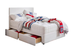 Kids World Cup 2026- Plush Divan Single Bed Set with Memory Sprung Mattress - thumbnail 7